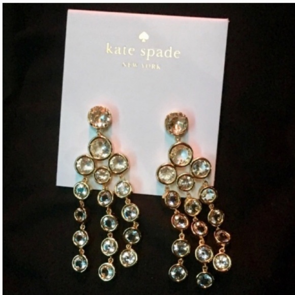 kate spade Jewelry - Kate spade crystal earrings nwt OFFERS WELCOME!